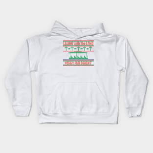 Living with the Land - Holiday Sweater Kids Hoodie